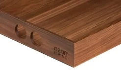 Outlet Neon Living bakke - Tray i valnød (large) 44x31x5 cm