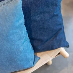 Sale Never - Pudebetræk - Denim - Denim Midnight Blue - 60x60 cm