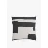 Roomstore New Works - pude med print - sort - 55 cm x 55 cm
