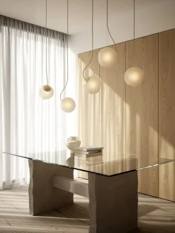 Outlet Nordic Tales - loftlampe Pendel - Bright Barocco - med creme kabel