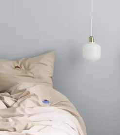 Normann Copenhagen - Amp Lamp Glass Small - Mat hvid