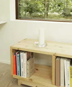 Sale Normann Copenhagen - Bloklys - Lys Grøn - H20 x Ø7 cm
