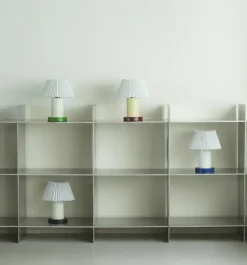 Hot Normann Copenhagen - Cellu - Bordlampe - Hvid med brun bund