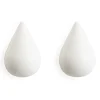 Outlet Normann Copenhagen - Dropit Hooks Large - 2 pcs - Hvid