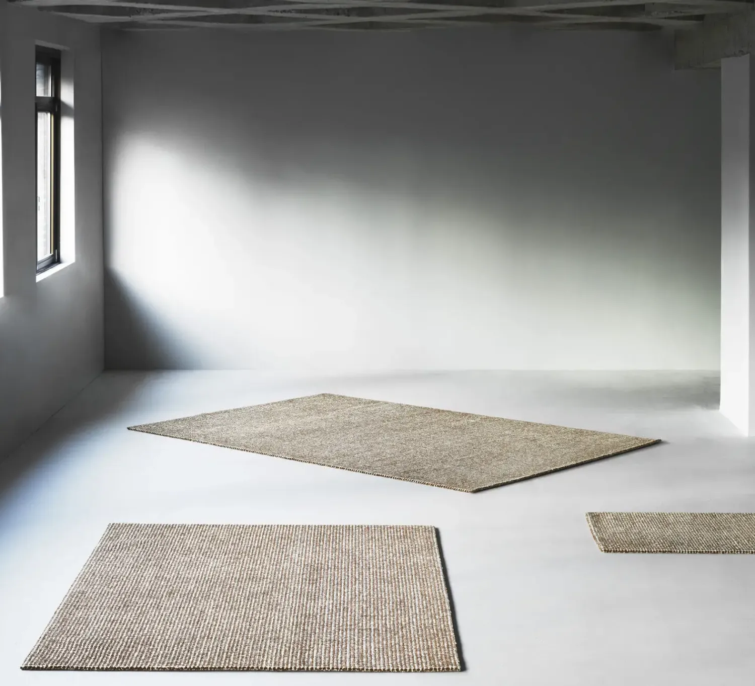 Hot Normann Copenhagen - Flick Rug 80x200 cm - Off White/Brown