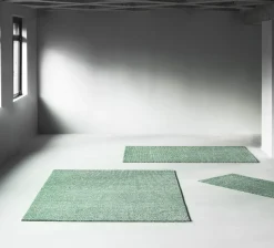 Clearance Normann Copenhagen - Flick Rug 80x200 cm - Off White/Dark Green