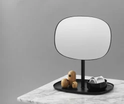 Clearance Normann Copenhagen - Flip bordspejl - sort - 34x28 cm