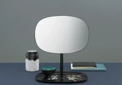 Clearance Normann Copenhagen - Flip bordspejl - sort - 34x28 cm