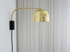 Discount Normann Copenhagen - Grant Væglampe - Messing (D: 43 cm)