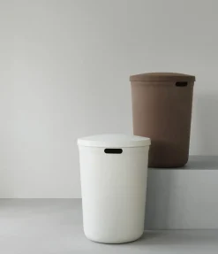 Normann Copenhagen - Hide Laundry Basket Cream