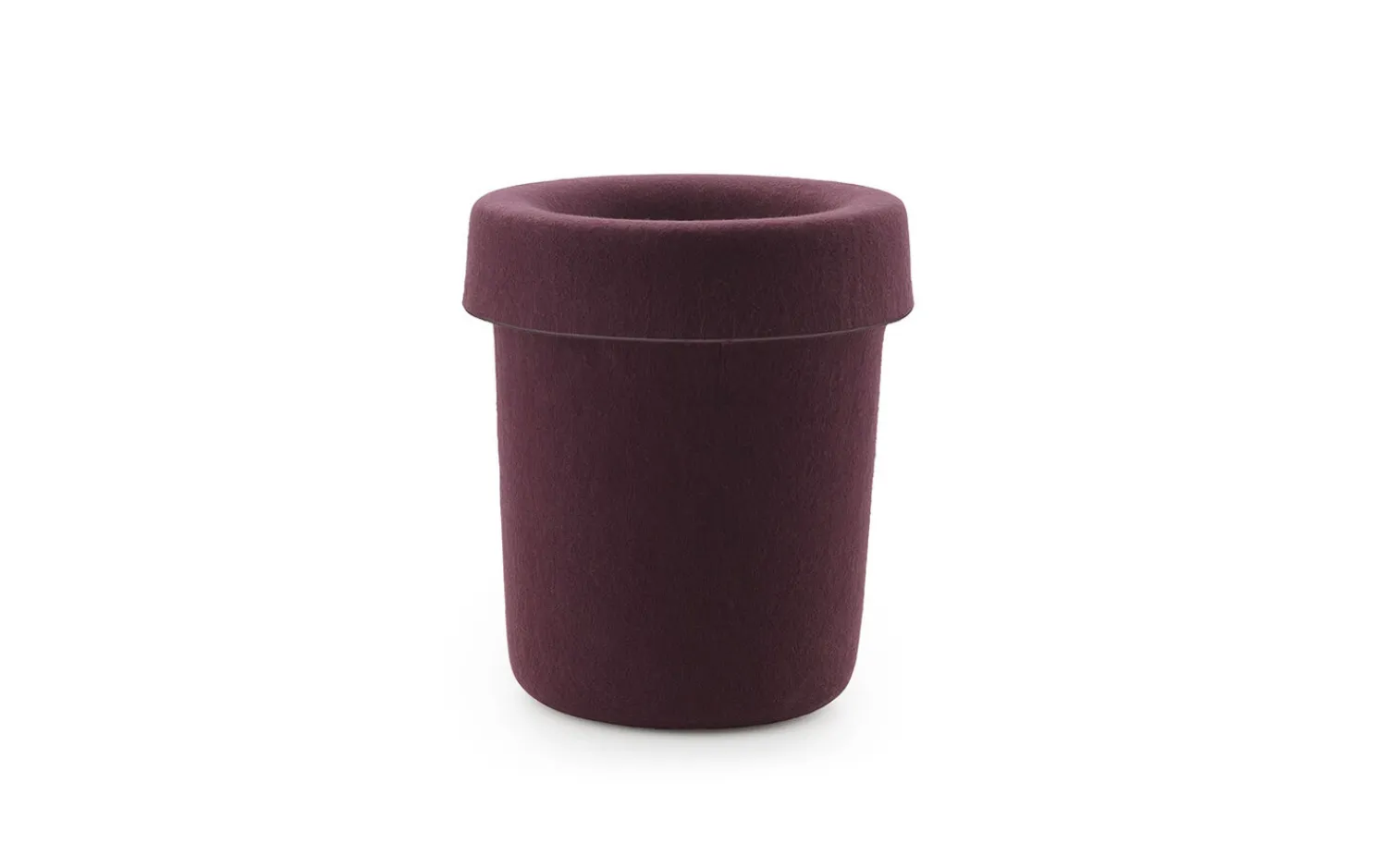 New Normann Copenhagen - Hide Office Bin Burgundy
