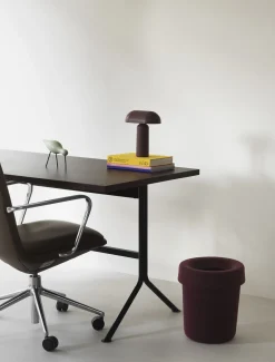 New Normann Copenhagen - Hide Office Bin Burgundy