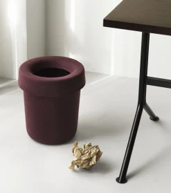 New Normann Copenhagen - Hide Office Bin Burgundy