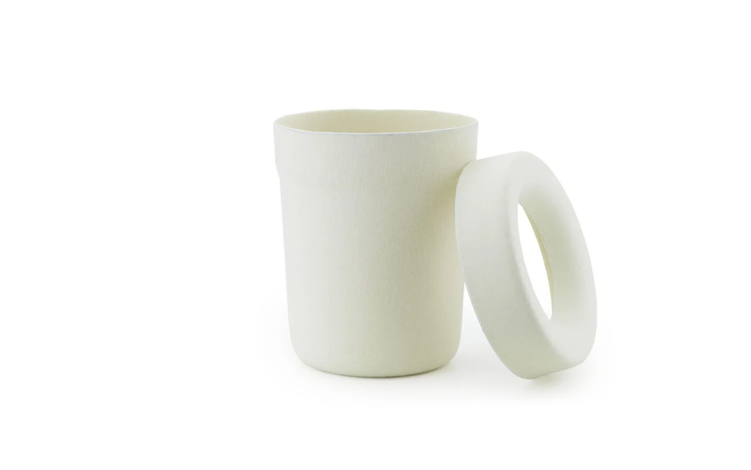 Hot Normann Copenhagen - Hide Office Bin Off Cream