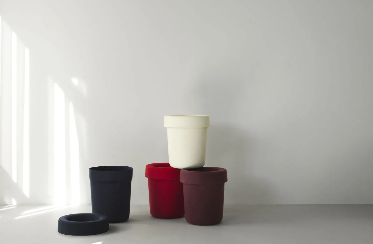 Hot Normann Copenhagen - Hide Office Bin Off Cream