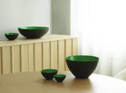 Clearance Normann Copenhagen Krenit Skål - Ø 25 cm - Grøn