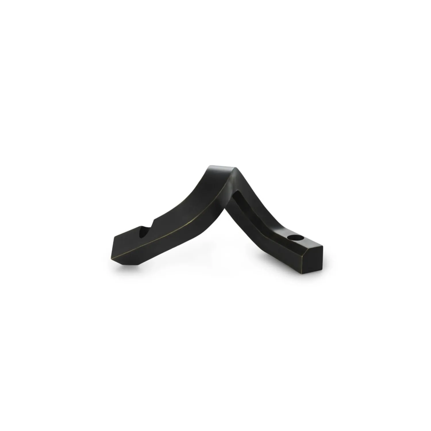 Sale Normann Copenhagen - Lysestage - Crooked Candlestick Two - Bronze