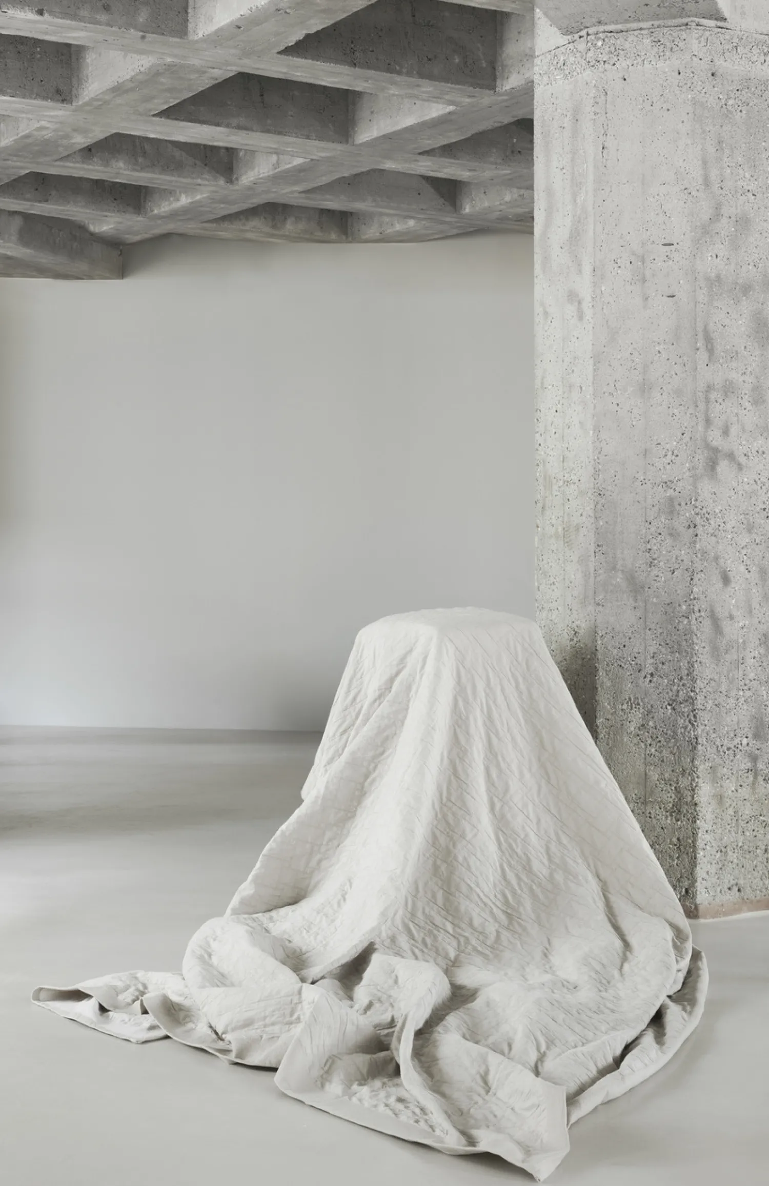 Outlet Normann Copenhagen - Sengetæppe / Sengebetræk - Hvid - 250x250 cm