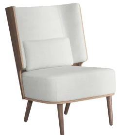 Discount NovoForm - Ryg Pude - Serena - Silver Grey/ Lys Grå
