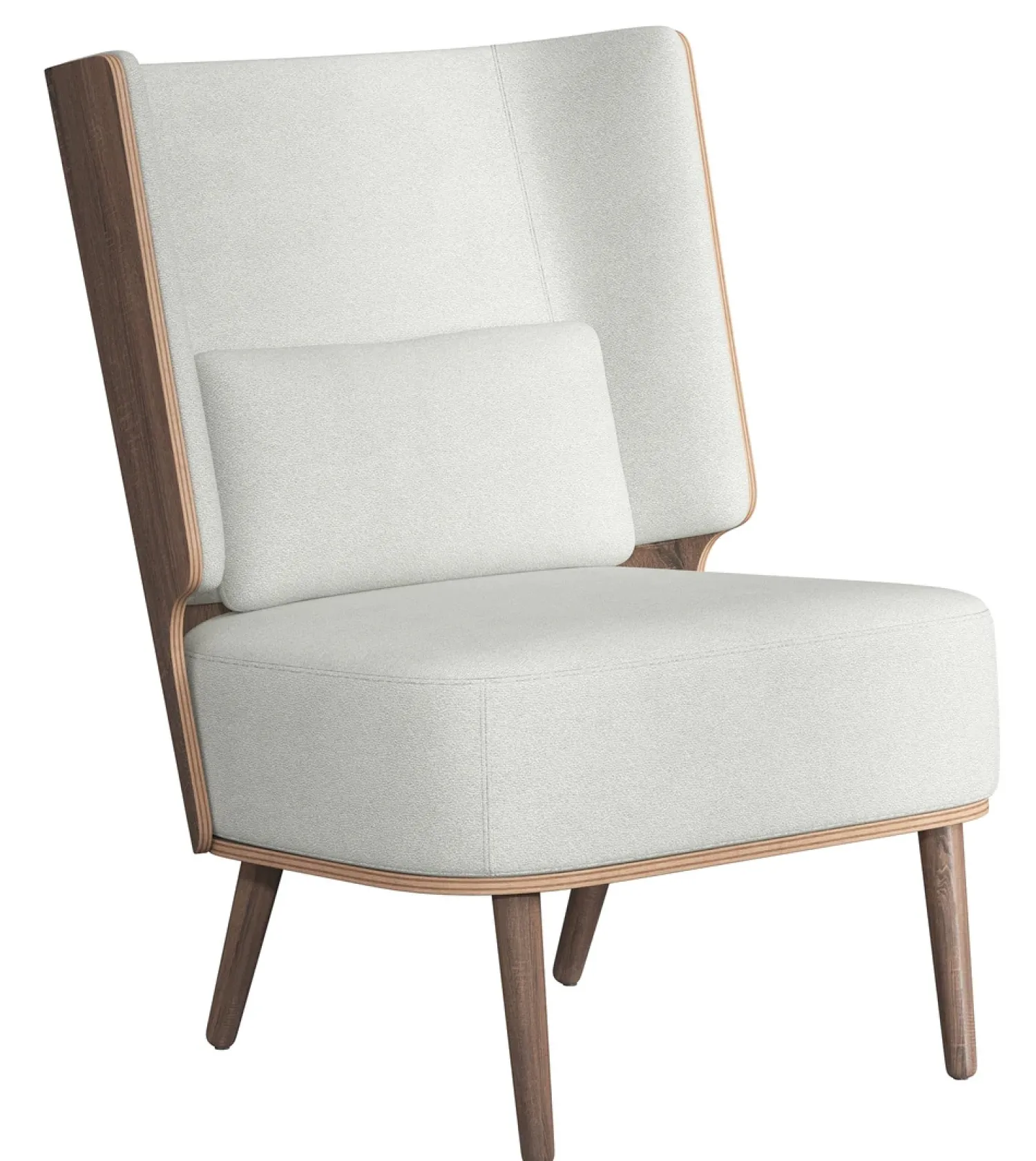 Discount NovoForm - Ryg Pude - Serena - Silver Grey/ Lys Grå