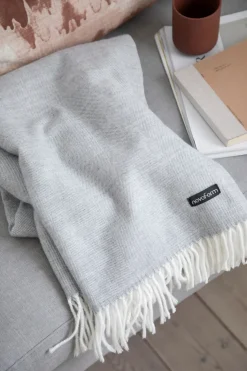 Clearance NovoForm - Skagen, plaid - Lysegrå