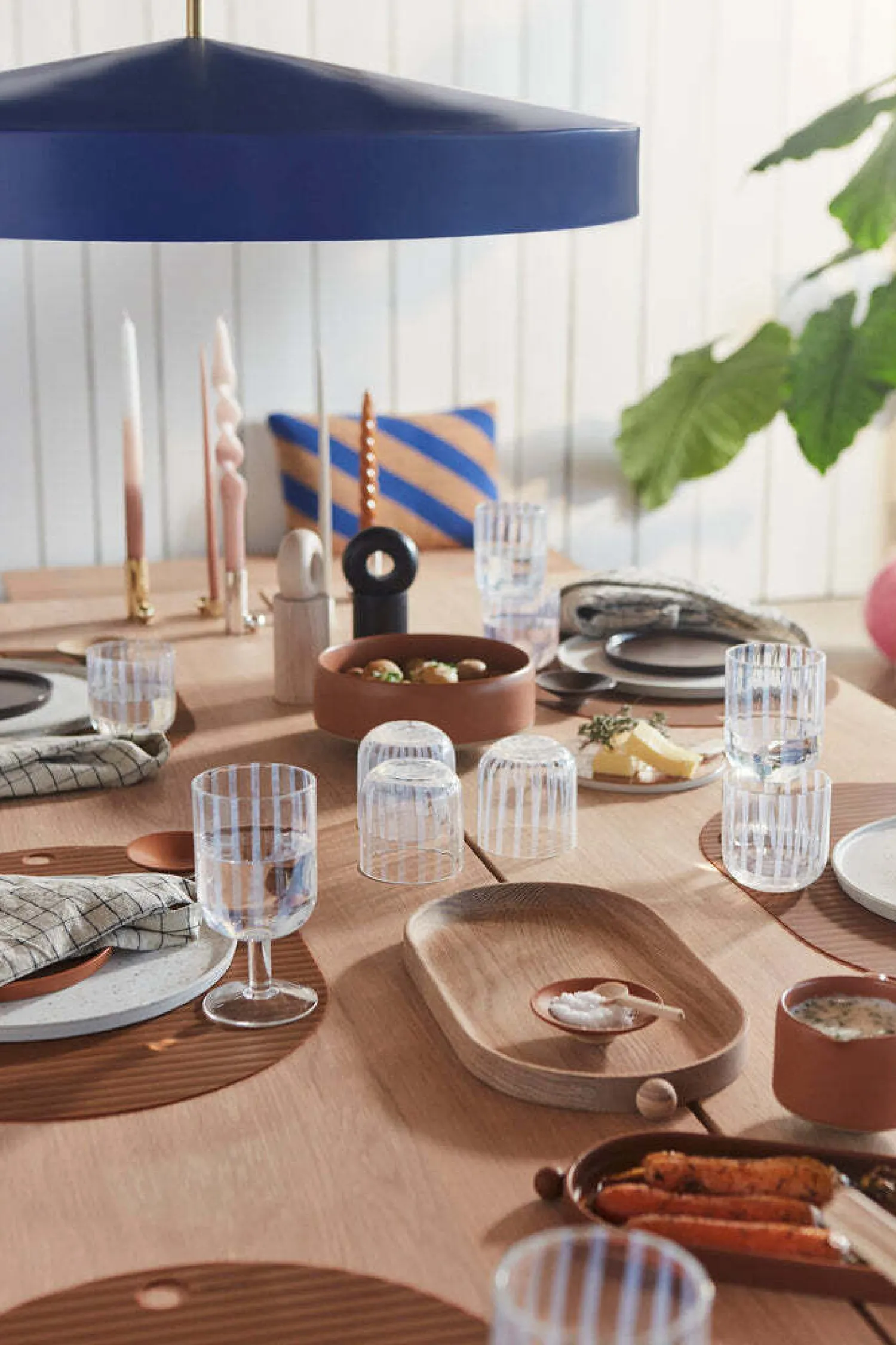 Hot OYOY Living - Hatto Pendel lampe - Optic Blue