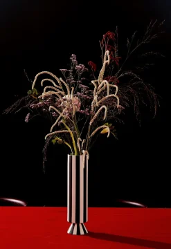 Clearance OYOY Living - Toppu vase - Sort & Hvid
