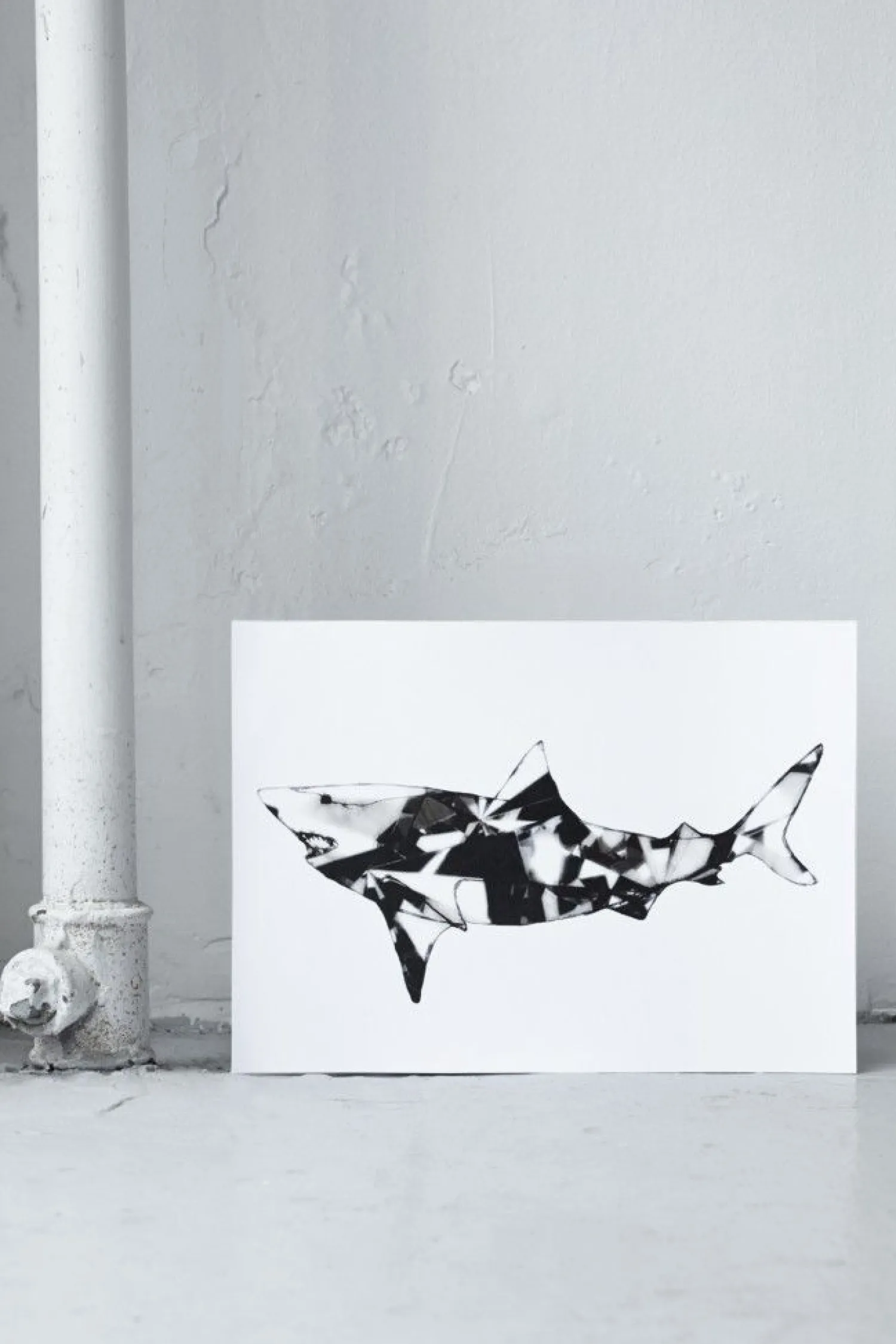 Clearance Paradisco Productions illustration - Shark Superior plakat (A3)