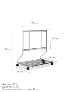 Hot Pedestal - TV-Stander - Disco - 40