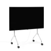 Clearance Pedestal - TV-Stander - Moon Rollin - Chrome / Krom