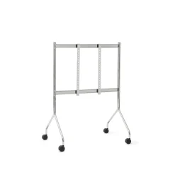 Clearance Pedestal - TV-Stander - Moon Rollin - Chrome / Krom