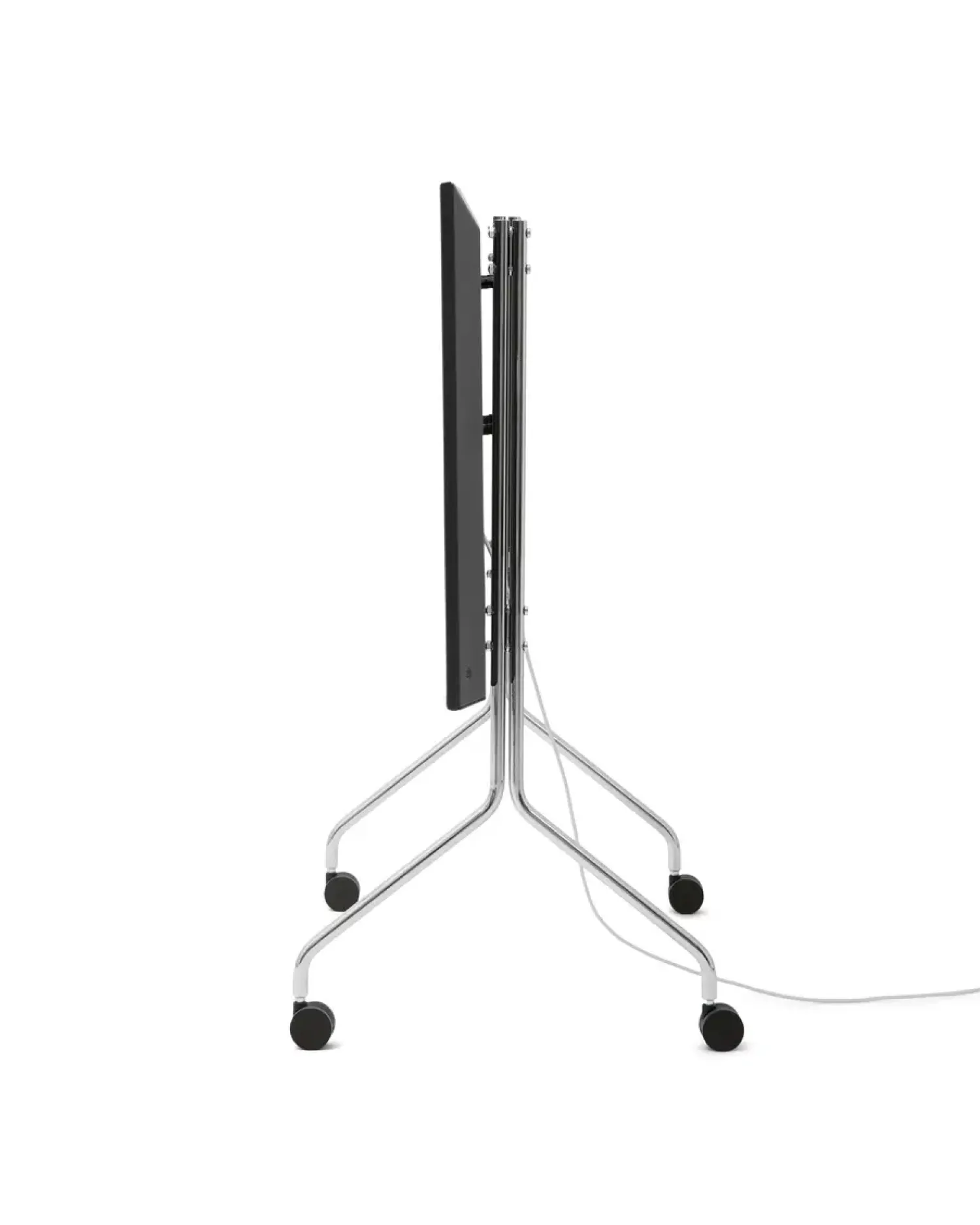 Clearance Pedestal - TV-Stander - Moon Rollin - Chrome / Krom