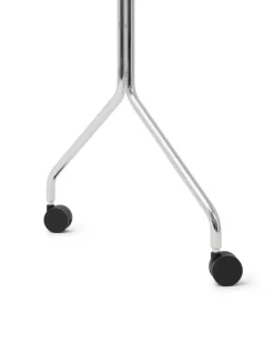 Clearance Pedestal - TV-Stander - Moon Rollin - Chrome / Krom