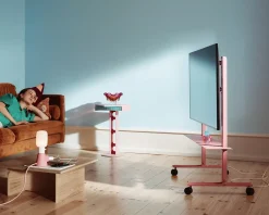 New Pedestal - TV-Stander - Straight Rollin - Bubble Gum / Lyserød