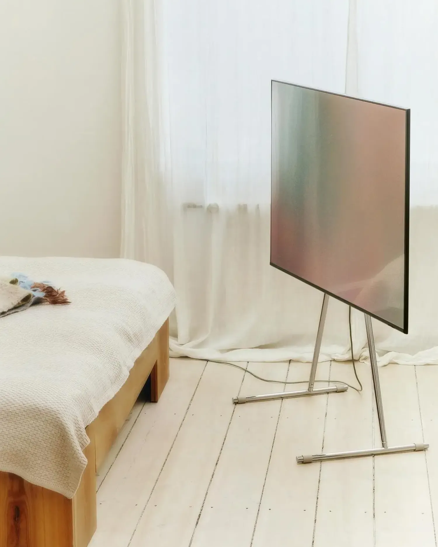 Clearance Pedestal - TV-Stander - Viva - Krom