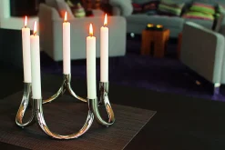 New Philippi - Bow candle holder, 2 pcs set