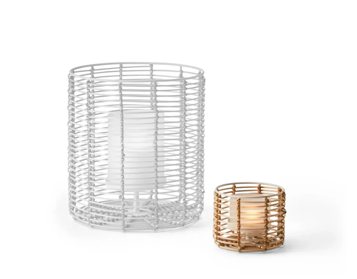 Hot Philippi - Cane tealight holder S