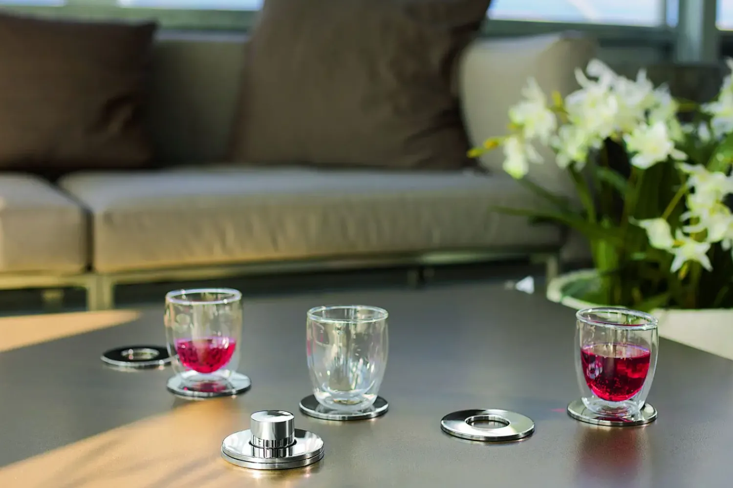 Philippi - Rings coaster, 7 pcs set