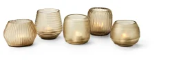 Discount Philippi - Terra glass votives, 5 pcs set
