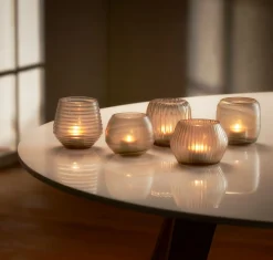 Discount Philippi - Terra glass votives, 5 pcs set