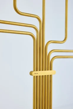 Hot Piet Hein - Karlsvognen lysestage, H. 63 cm. Messing