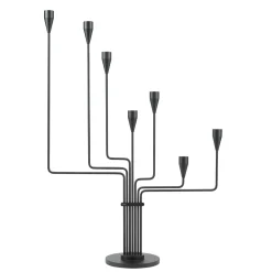 New Piet Hein - Karlsvognen lysestage, H. 63 cm. - SORT