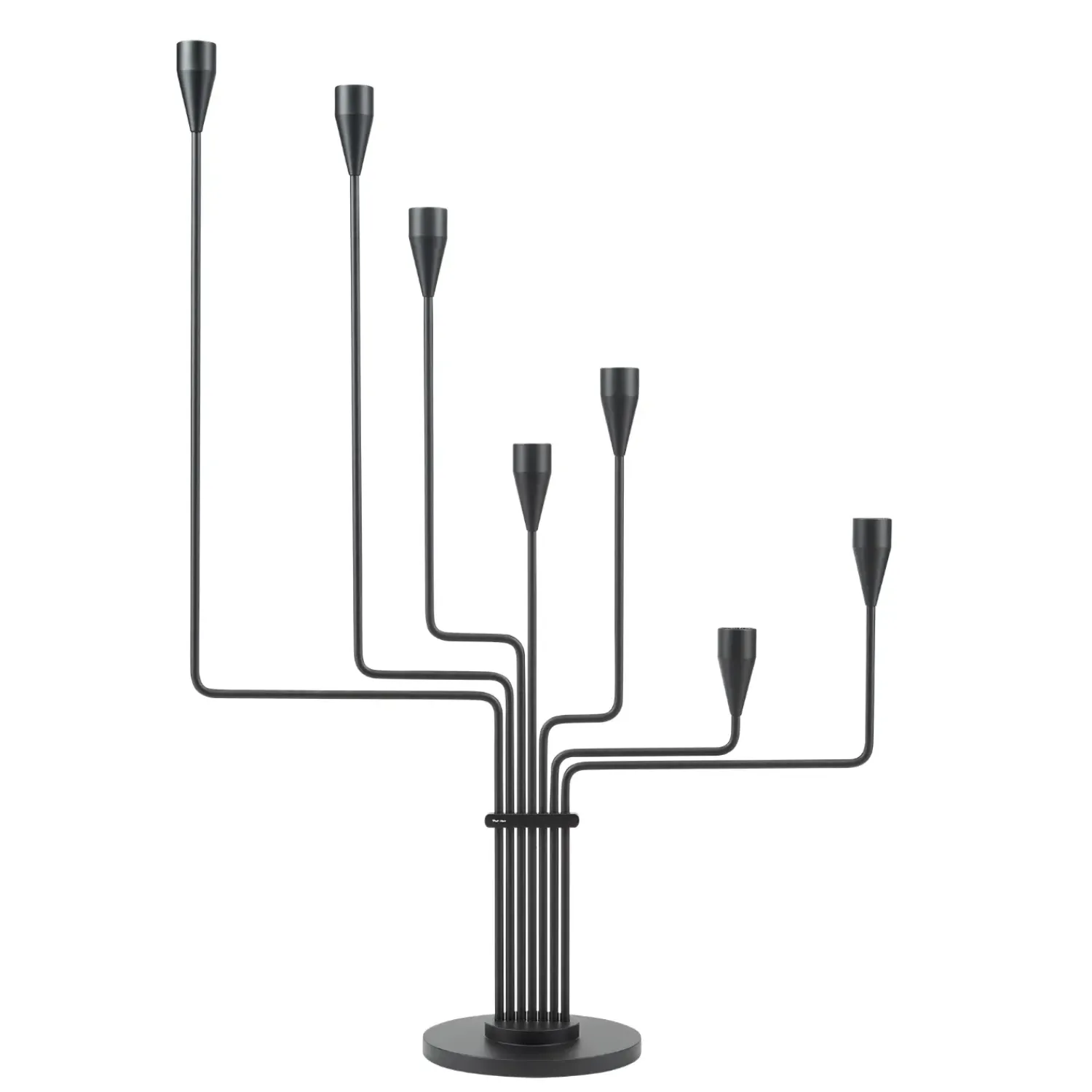 New Piet Hein - Karlsvognen lysestage, H. 63 cm. - SORT