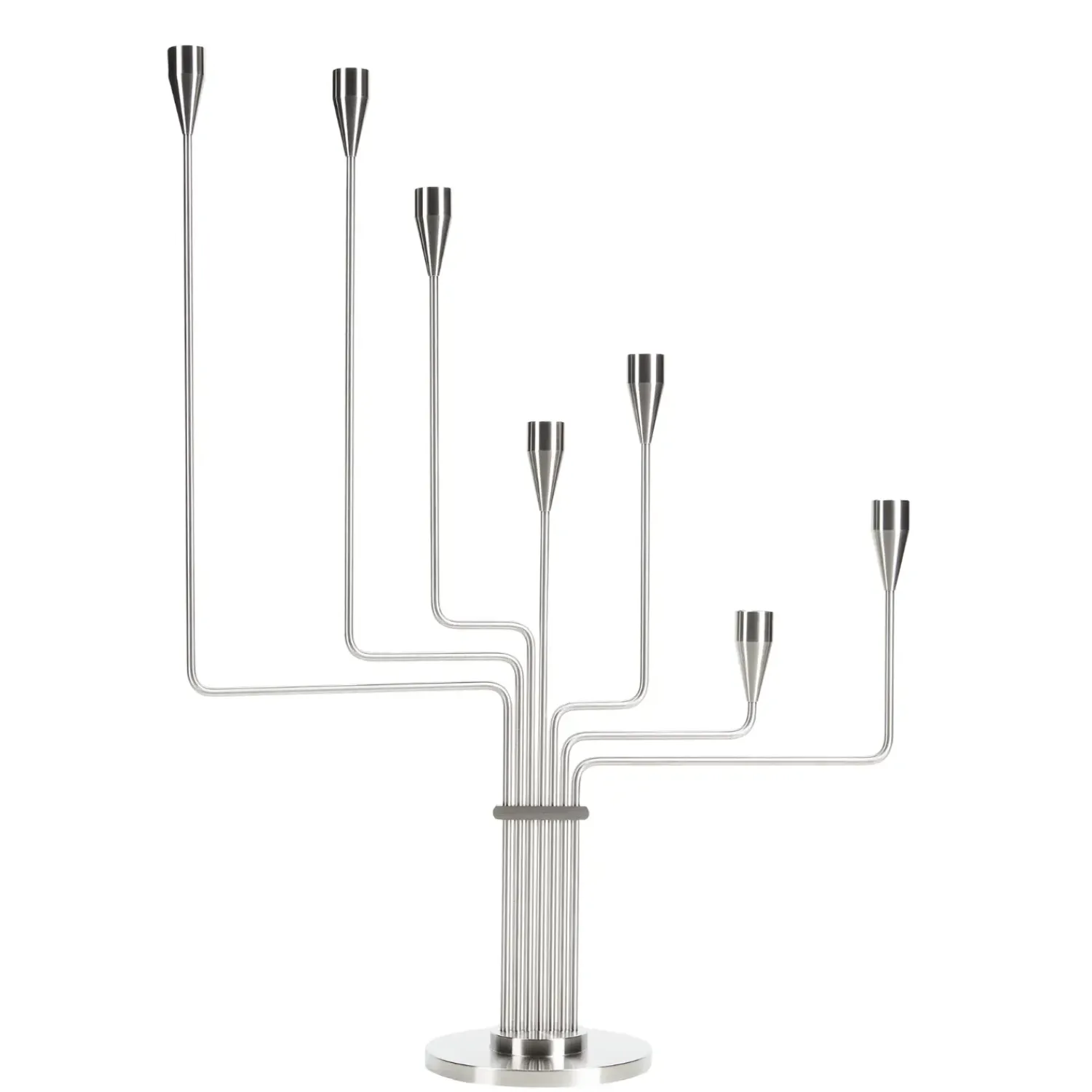 Outlet Piet Hein - Karlsvognen lysestage, H. 63 cm. Rustfrit stål