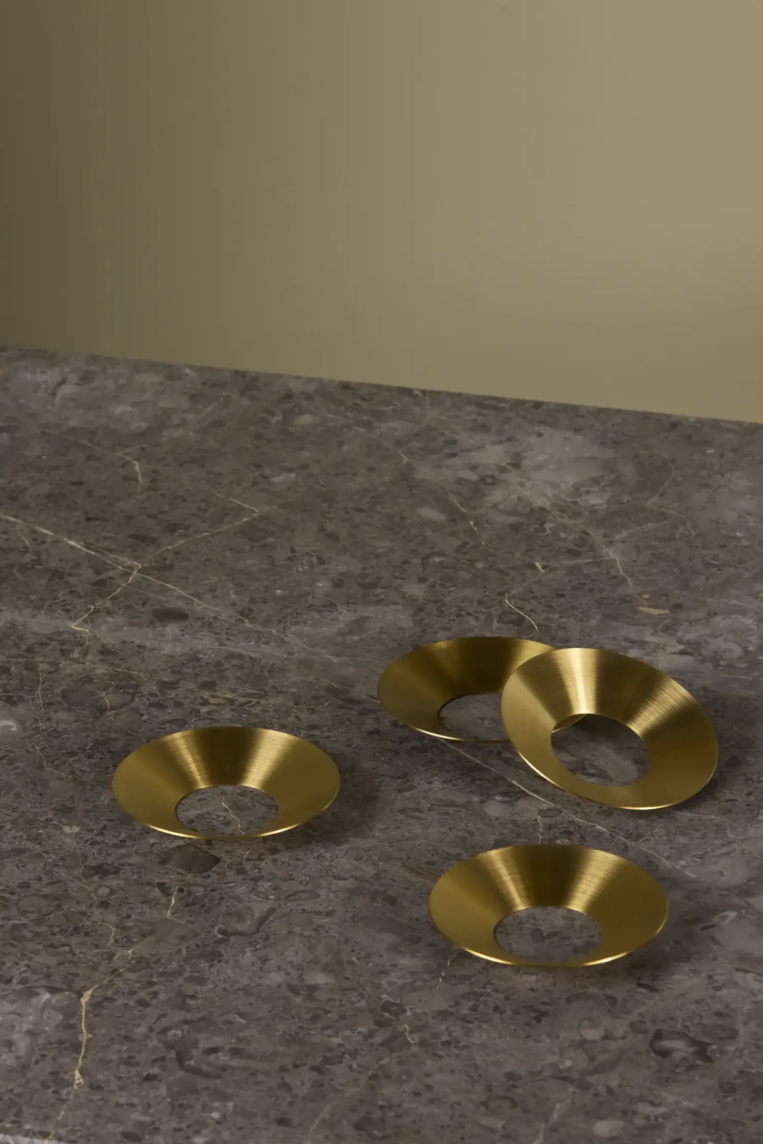 Clearance Piet Hein - Lysmanchet MAXI (til dia. 50 mm lys) - Messing