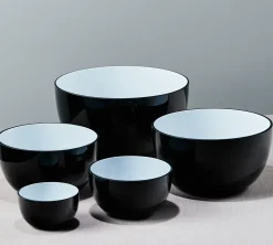 Hot Piet Hein - Skål i Glas, Ø 21 cm - SORT