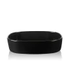 Outlet Piet Hein - Superellipsefad porcelain 23*30*7 cm HØJ/Sort