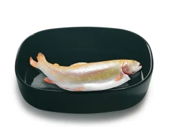 Outlet Piet Hein - Superellipsefad porcelain 23*30*7 cm HØJ/Sort
