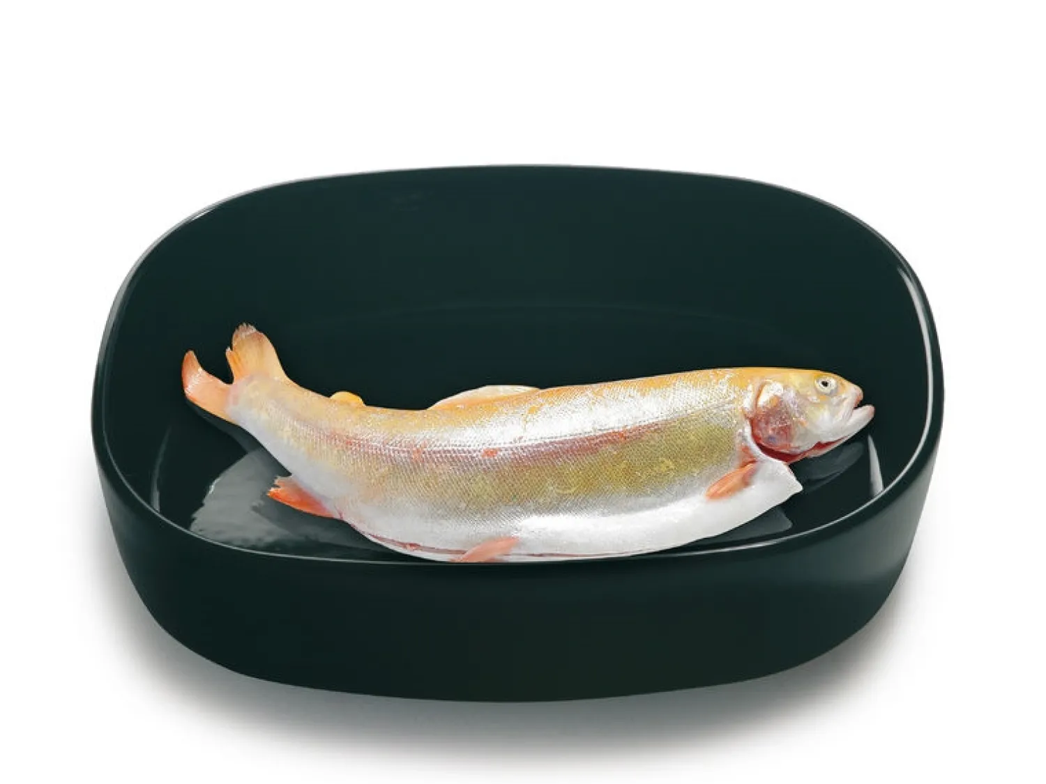 Outlet Piet Hein - Superellipsefad porcelain 23*30*7 cm HØJ/Sort