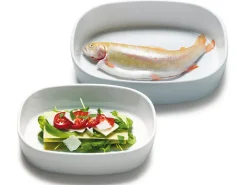 Online Piet Hein - Superellipsefad porcelain 23*30*7 cm - HVID HØJ